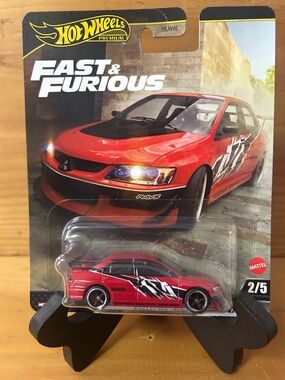 Hot Wheels Fast & Furious Red Die-Cast Racing Car